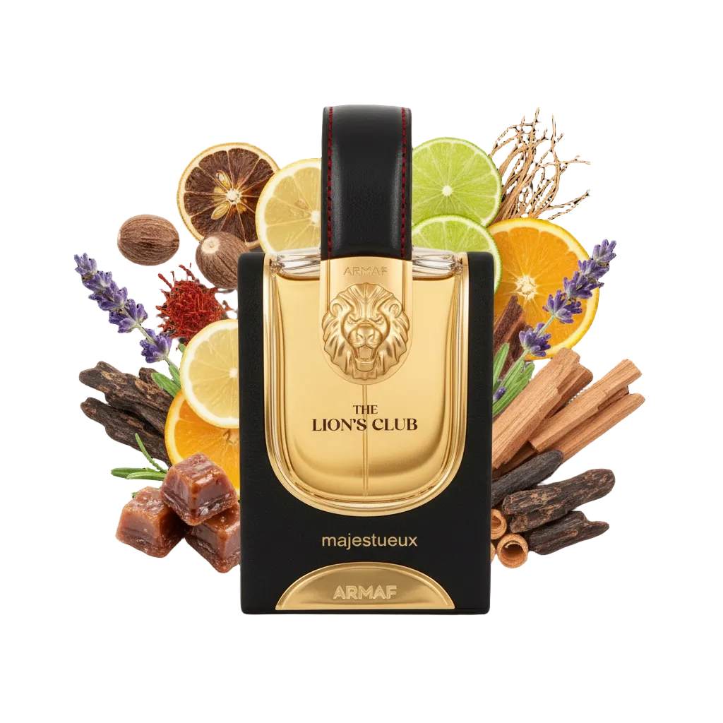 Armaf Lion's Club Majestueux 100 ml - flakon z nutami zapachowymi