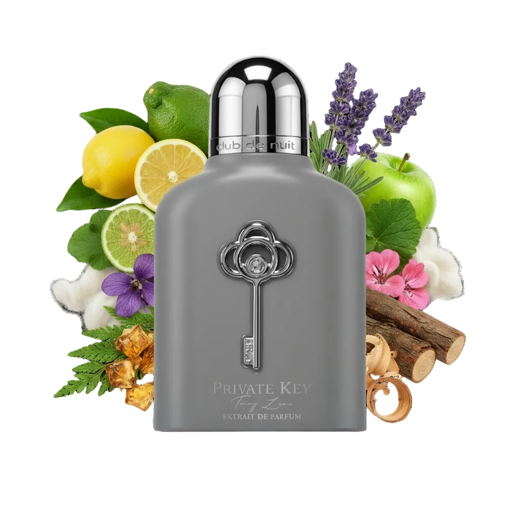 Armaf Private Key To My Success Extrait — flakon z cytryną, jabłkiem i cedrem