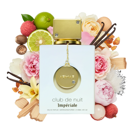 Club de Nuit White Imperiale – arabskie perfumy, flakon z nutami róży, bergamotki i wanilii