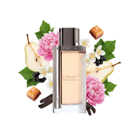 The Kingdom Woman – arabskie perfumy, flakon z nutami białych kwiatów, owoców i wanilii