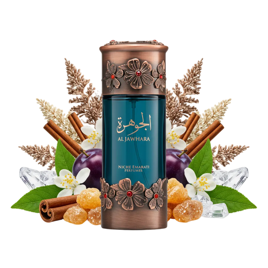 Nuty zapachowe Al Jawhara: oud, szafran, róża i ambra – piramida zapachu