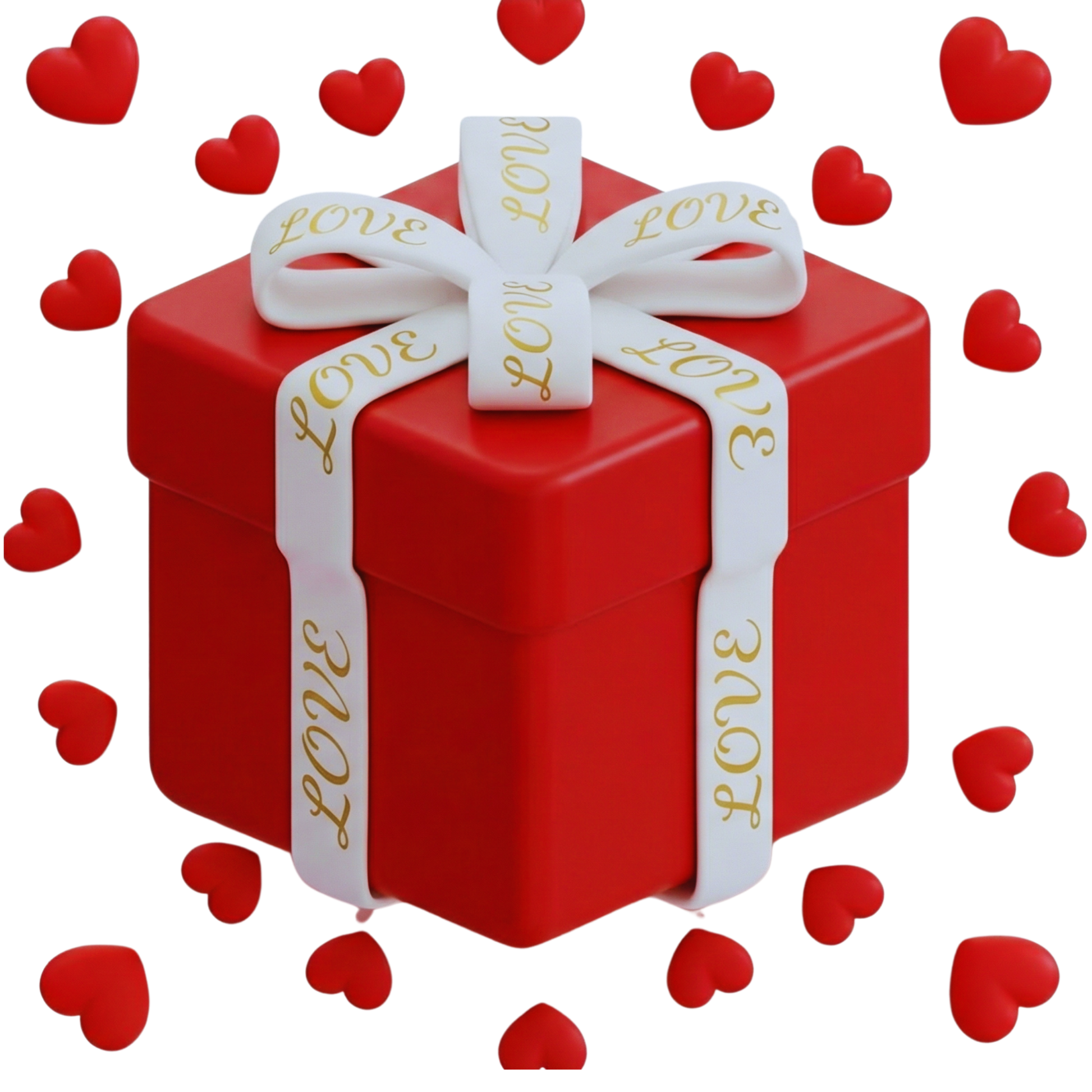 Tajemniczy box prezentowy na Walentynki z najlepszymi arabskimi perfumami w formie odlewek, przewiązany czerwoną wstążką.