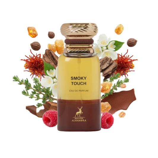 Smoky Touch – arabskie perfumy, flakon z nutami dymu, oudu i ambry